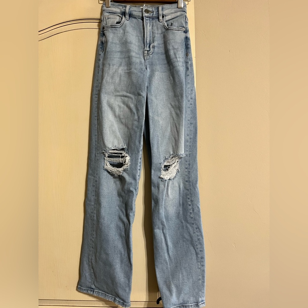 Hidden Distressed Blue Women's Jeans